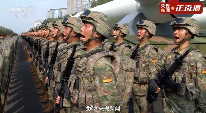 中国军人声声必胜中国军人的声声必胜，不屈不挠的战斗精神